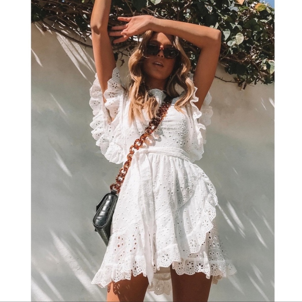 Princess Polly white mini dress